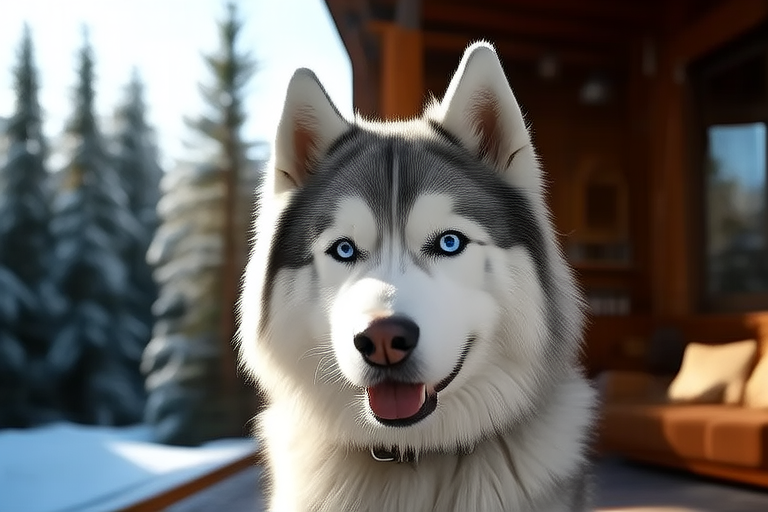 From Tundra to Couch: A Day in the Life of a Siberian Husky