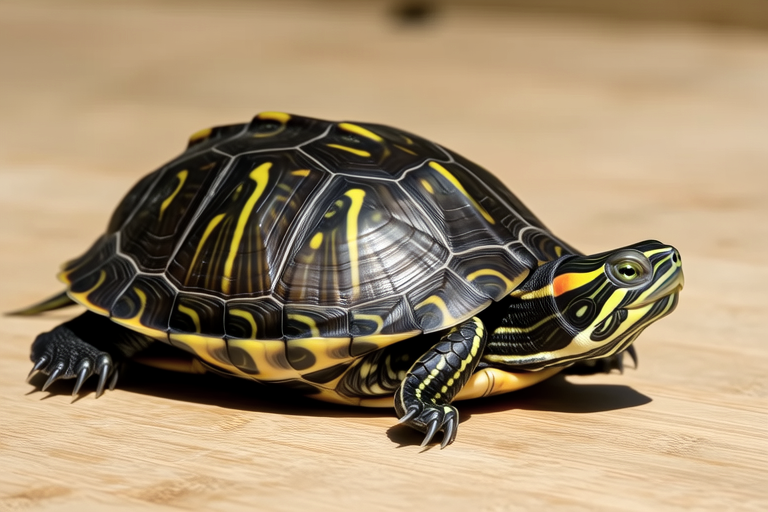 Adorable Three-Striped Box Turtle: Perfect for Shy Pet Owners