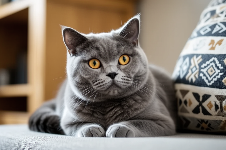 Adorable and Affectionate: Life with a Silver British Shorthair