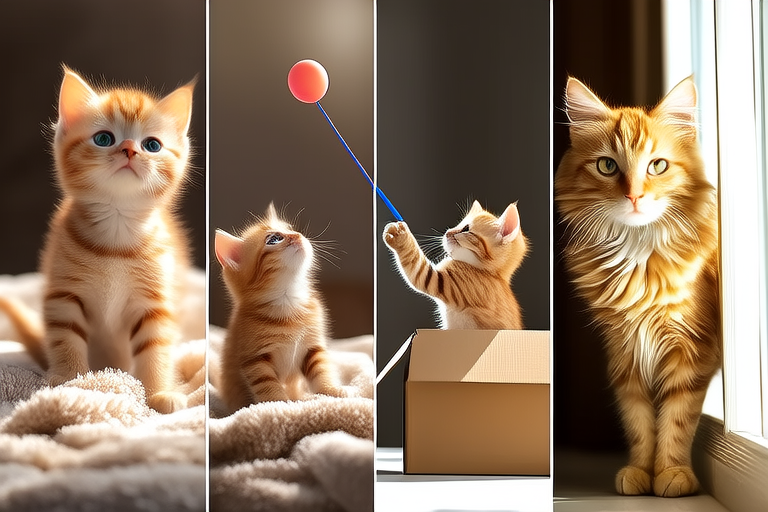 From Kitten to King: The Journey of an Orange Tabby