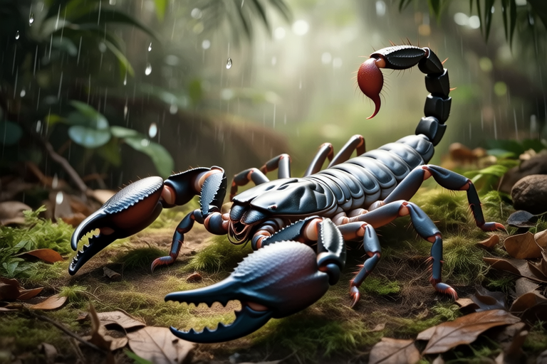 The Hidden Life of Heterometrus spinifer: Insights into Its Behavior and Habitat