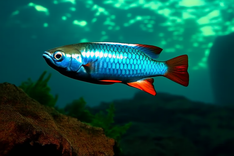 The Hidden Secrets Behind the Vibrant Behavior of Rajah Cichlids
