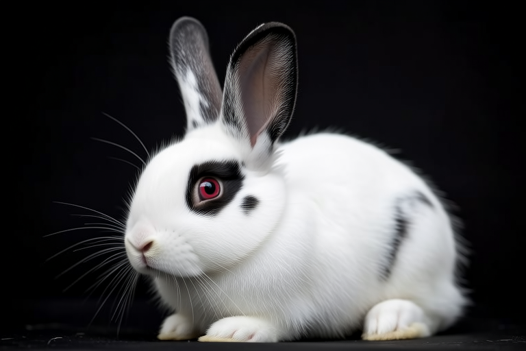 The Unique Hotot Rabbit: A Rare Breed with Mesmerizing Markings