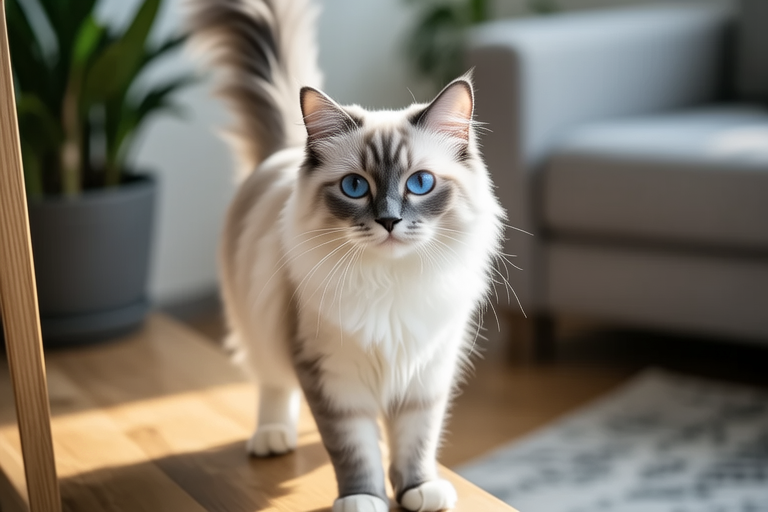 Unleashing the Grace: Life with a Turkish Angora Cat