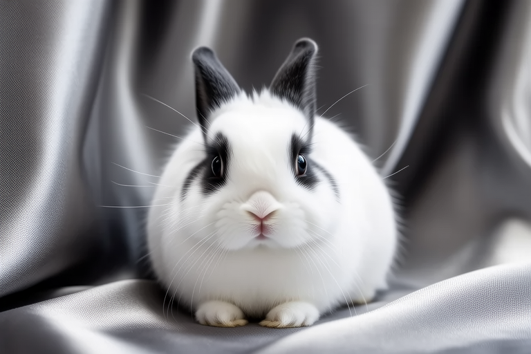 Meet the Rare and Exquisite Hotot Rabbit: A Must-See for Any Pet Lover